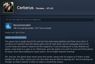 Illustration for article titled Atlas, As Told By Steam Reviews